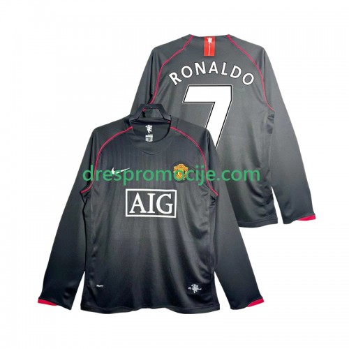 Manchester United Critstiano Ronaldo 7 2007 2008 Dres Retro Gostujući Dugim Rukavima Manchester United Critstiano Ronaldo 7 2007 2008 Dres Retro Gostujući Dugim Rukavima